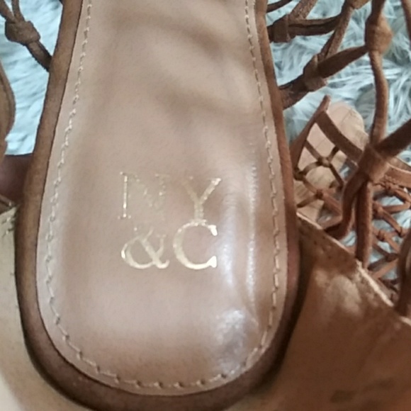 Ny&co brown suede mesh pumps - Picture 4 of 5
